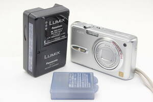 【返品保証】 パナソニック Panasonic LUMIX DMC-FX07 バッテリー チャージャー付き コンパクトデジタルカメラ s6724