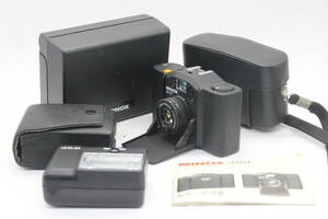 【訳あり品】 ミノックス MINOX 35 GT Color-Minotar 35mm F2.8 MF 35 ST ケース フラッシュ付き コンパクトカメラ s7093