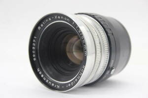 【返品保証】 シュナイダー Schneider Retina-Xenon 50mm F1.9 RJ DKL-m4/3 アダプターリング付き レンズ s7083