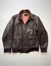 40s WW2 “ USN / H&L.BLOCK ” M-422A FLIGHT JACKET MILITARY VINTAGE 米軍実物 海軍 M422A フライトジャケット ミリタリー ビンテージ_画像2