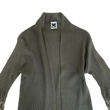 中古 エムミッソーニ M MISSONI 長袖 ロング カーディガン ベルスリーブ レディース サイズ40_画像3