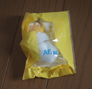 【未使用】Aflac：No.1ダックの携帯ストラップ