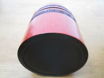 仙台　伝統工芸品　堆朱　茶筒　未使用品　高さ　約8.5センチ　詳細不明　3月末まで限定出品_画像4