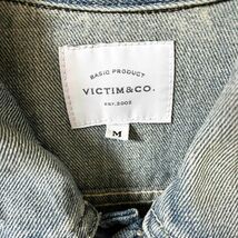 ★即完★VICTIM VINTAGE DENIM JACKET ヴィンテージデニムジャケット ヴィクティム Mサイズ_画像5