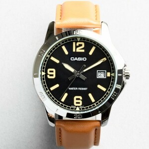 【新品】CASIO カシオ 腕時計 海外モデル アナログ ブラック ブラウン