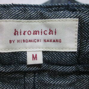 ☆☆☆【4/8・大幅値下げ】HIROMICHI NAKANO ナカノヒロミチ：ヘリンボーンストライプ風デニムパンツ：MADE IN JAPAN：サイズ M：送料無料の画像8