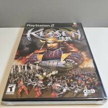 未開封 PS2 PlayStation2 海外版 北米版 プレイステーション2 PS2 ソフト プレステ2 KESSEN 決戦 KOEI_画像2