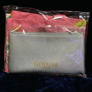 GODIVA バレンタイン2024 オリジナルトートバッグandポーチ