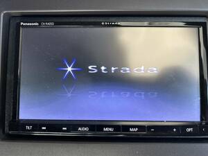 ★売切 Panasonic Strada CN-RA05D ナビ 地図データ2018年08月版地図 ホンダ車で使用 本体と取説と画像10のコードの出品 個人情報初期化済