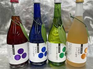 送料込みで（本州・四国のみ）蓬莱泉リキュール　梅酒セット720ｍ　4本組み　2024年新発売　奥三河関谷酒造