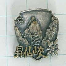 送料無料)昇仙峡 ご当地 観光地 登山 山登り 旅行 記念 山バッジ ピンバッジ PINS ピンズ A22663_画像1