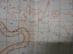 即決1908年『肉眼天文学サーヴィス星図』レビー旧蔵　星座早見盤、天文暦学書、天体観測Astronomy,Star map, Celestial chart, Planisphere