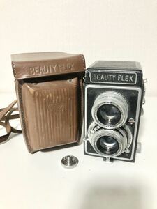 0212108 BEAUTY FLEX ビューティーフレックス 二眼レフフィルムカメラ Anastigmat 1:3.5 f=8.0㎝ 空シャッターOK カメラ昭和レトロ 