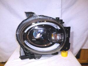 S63 美品 ステー破損ナシ 打刻TL ワゴンRスマイル MX81S MX91S 右ヘッドライト 右ライト LED W6079 35100-84S10