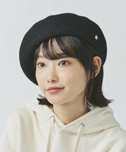 美品 OVERRIDE オーバーライド BASQUE BASIC BERET ウール バスクベレー帽 57.5cm_画像1