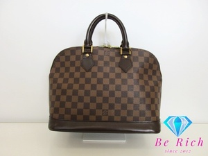  Louis Vuitton LOUIS VUITTON handbag Damier arumaN51131eben Brown PVC leather shoulder [ used ][ free shipping ] bk8692