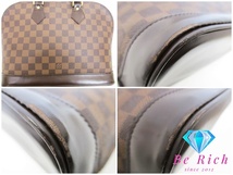 ルイ ヴィトン LOUIS VUITTON ハンドバッグ ダミエ アルマ N51131 エベヌ ブラウン PVC レザー ショルダー【中古】【送料無料】 bk8692_画像5