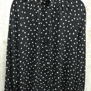 Maker's Shirt 鎌倉シャツ×ViS*フリルスタンド*ゆったりオーバーブラウス*メイカーズシャツ*かまくらサイズ*M*長袖シャツ*カットソーの画像2