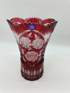 DRESDEN/ドレスデン　クリスタル　フラワーベース　花瓶　花入れ　花器