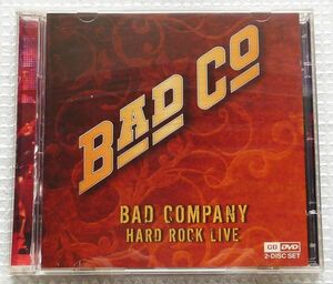 CD+DVD　バッド・カンパニー BAD COMPANY　ハード・ロック・ライヴ Hard Rock Live　輸入盤　廃盤