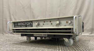 △9420　中古品　PA機器　パワーアンプ　AMCRON MACRO-TECH2401　アムクロン