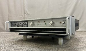 △9496　中古品　PA機器　パワーアンプ　CROWN MACRO-TECH 2401　クラウン　マクロテック