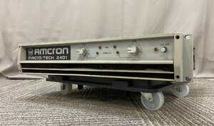 △9588　中古品　PA機器　パワーアンプ　AMCRON CROWN MICRO-TECH 2401 アムクロン