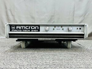 △9445　中古品　PA機器　ステレオパワーアンプ　CROWN AMCRON micro-tech 2401　クラウン　オムクロン