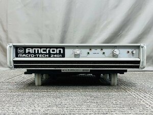 △9446　中古品　PA機器　ステレオパワーアンプ　CROWN AMCRON micro-tech 2401　クラウン　オムクロン