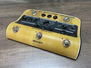 △9723　ジャンク品　器材　アコースティックギター用プリアンプ　ZOOM AC-3 本体のみ