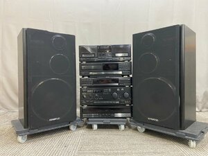 △9783　現状品　オーディオ機器　システムコンポ　KENWOOD X-7J/DP-7J/t-7J/A-5J/GE-5J/S-5J　ケンウッド 【2個口発送】