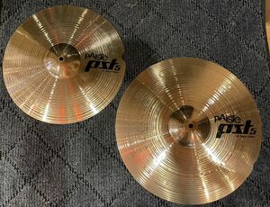 A Paiste pst5 ROCK CRASH 16インチ18インチ割れシンバルリペア品 2枚セット