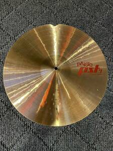 J. PAiSTe pst7 18 HEAVY CRASH割れシンバルリペア品