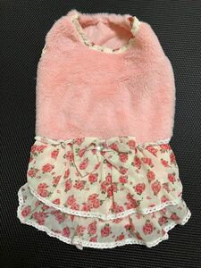 犬服　サイズＬ　ピンク　可愛いワンピース　