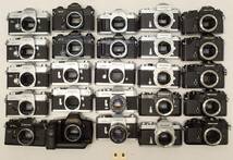 M68D 大量 ２５個 MF 一眼フィルム カメラ ニコン キャノン Nikomat EL FT FTb FX EF T90 AV-1 PELLIX EXEE 等 昭和レトロ ジャンク_画像1