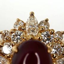 NINA RICCCI（ニナリッチ)/SEIKO jewelry(セイコージュエリー)《K18 天然ダイヤモンド/天然ルビーリング》F 5.6g 8号 ring 指輪 EE8/EE8_画像6