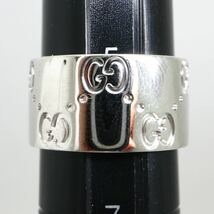 GUCCI(グッチ)箱付き!!《アイコンワイド リング》F ◎約7.1g 6号 ring 指輪 jewelry ジュエリー EE8/EF0_画像7