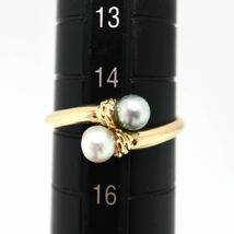 TASAKI(田崎真珠)《K18 アコヤ本真珠ベビーパールリング》F 15号 2.0g パール pearl jewelry ring 指輪 ジュエリー DH3/DH3_画像8