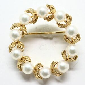 MIKIMOTO(ミキモト)《K18アコヤ本真珠ペンダントトップ》F 約9.4g パール pearl pendant jewelry ジュエリー EF6/EG8