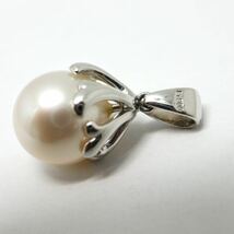 TASAKI(田崎真珠)箱付き!!《Pt900アコヤ本真珠ペンダントトップ》M 約3.6g ジュエリー pendant pearl jewelry pearl パール EA2/EA2 _画像5