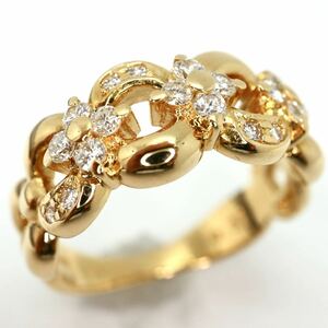 TASAKI(田崎真珠)《K18天然ダイヤモンドリング》M 4.8g 約10号 パール pearl ring 指輪 jewelry ED4/ED7