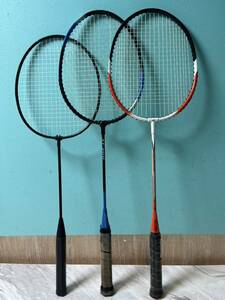 ♪♪バトミントン♪♪ラケット　MIZUNO ミズノ SP300　YONEX ヨネックス B-550 3本セット　