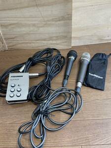 マイク セット出品　audio-technica AT-VD3 SAMSON C05 作動確認済み、アナログプロアンプ　ダイナミックマイク