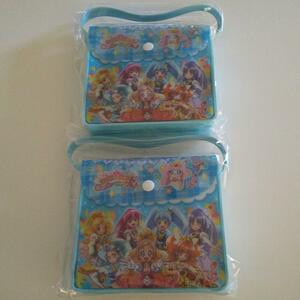 新品 映画 プリキュアオールスターズ 春のカーニバル　前売り特典 バッグ 水色２個セット プリキュア ミニバッグ 子供用 キッズ 送料無料