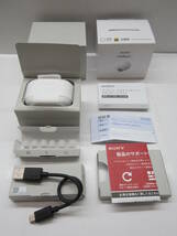 H0226-1H/ 未使用 SONY LinkBuds S WF-LS900N ホワイト ワイヤレス イヤホン_画像2