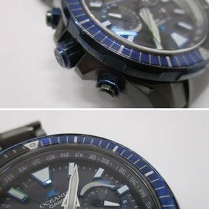 H0209-6A/ CASIO カシオ OCEANUS オシアナス OCW-P2000B-1AJF 腕時計 定価28万円 稼働品 保証期間内 電池ソーラー カシャロの画像7