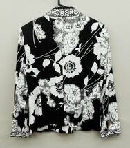 ◆衣類131 LEONARD レデースジャケット 薄手 花柄 LLサイズ 春物◆レオナール/古着/消費税0円_画像5