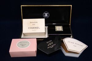 ▲ブランド 石けん 4点 まとめて▲CHANEL/シャネル/SAVON/サヴォン/ChristianDior/ディオール/固形石鹸/ソープ/消費税0円