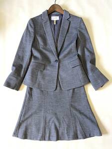 [ beautiful goods have been cleaned ] Untitled UNTITLED skirt suit gray stretch on 1 under 0 business interview formal .. ceremony go in . type 