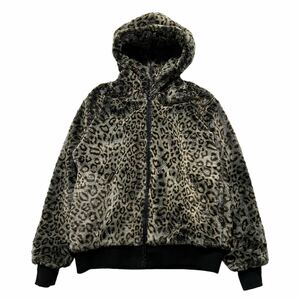 Rare 00s BOUNTY HUNTER leopard fur hoodie Y2K good enough 20471120 milkboy 14th addiction share spirit ifsixwasnine lgb goa kmrii 
